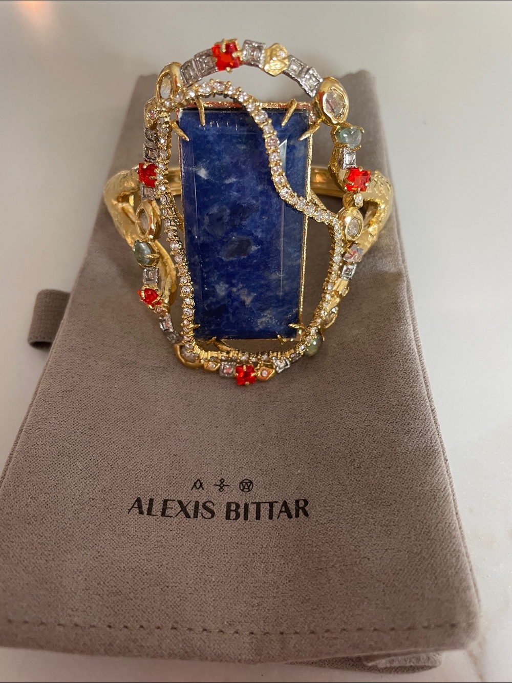 Alexis Bittar lapis lazuli bracelet - Picture 16 of 16